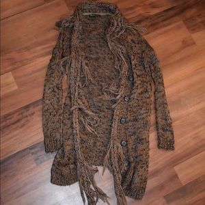 Elisabeth and James duster sweater